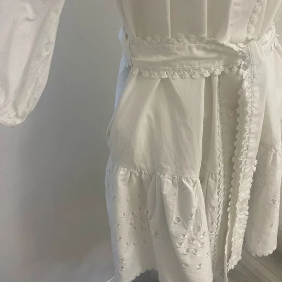 Christian Lacroix White Eyelet Dress - Picture 3 of 5